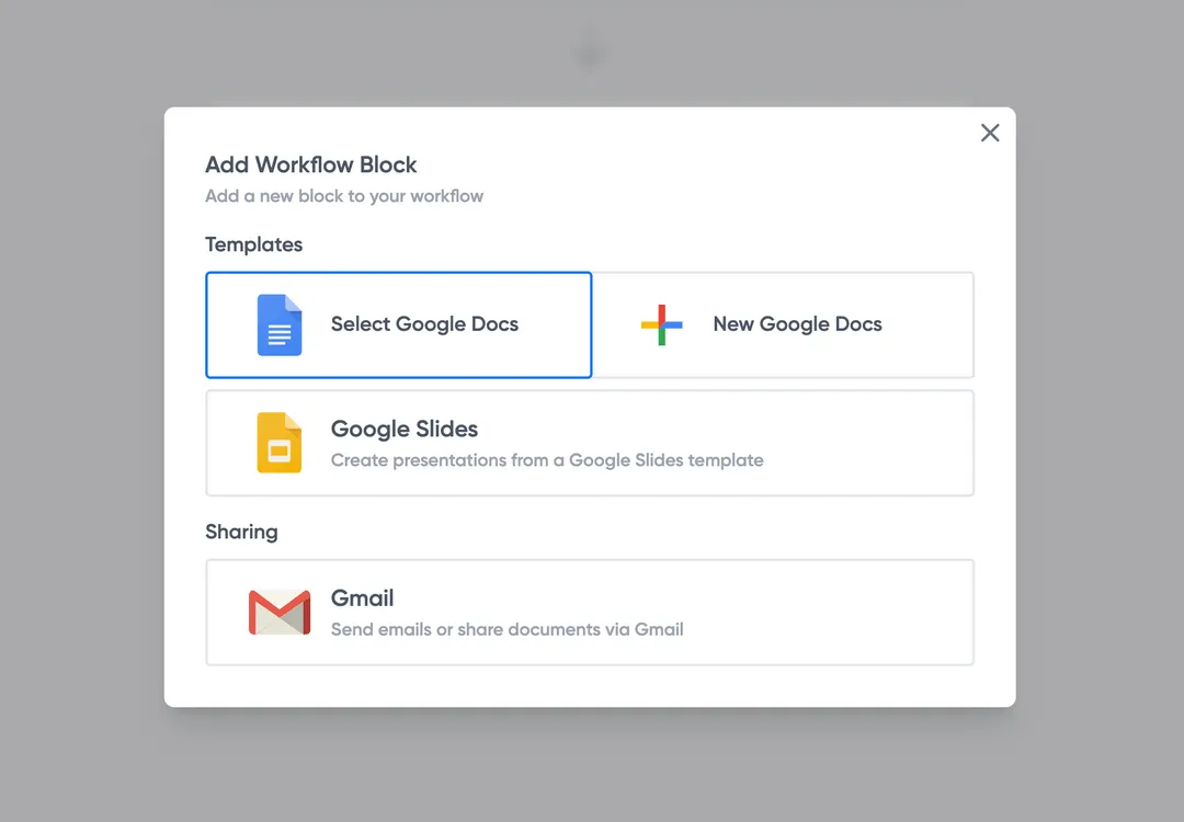 Step 2: Connect your invoice template