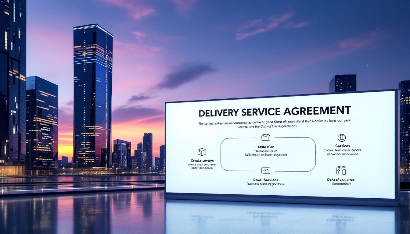 Best Delivery Service Agreement Template - Free Download (PDF | Word)