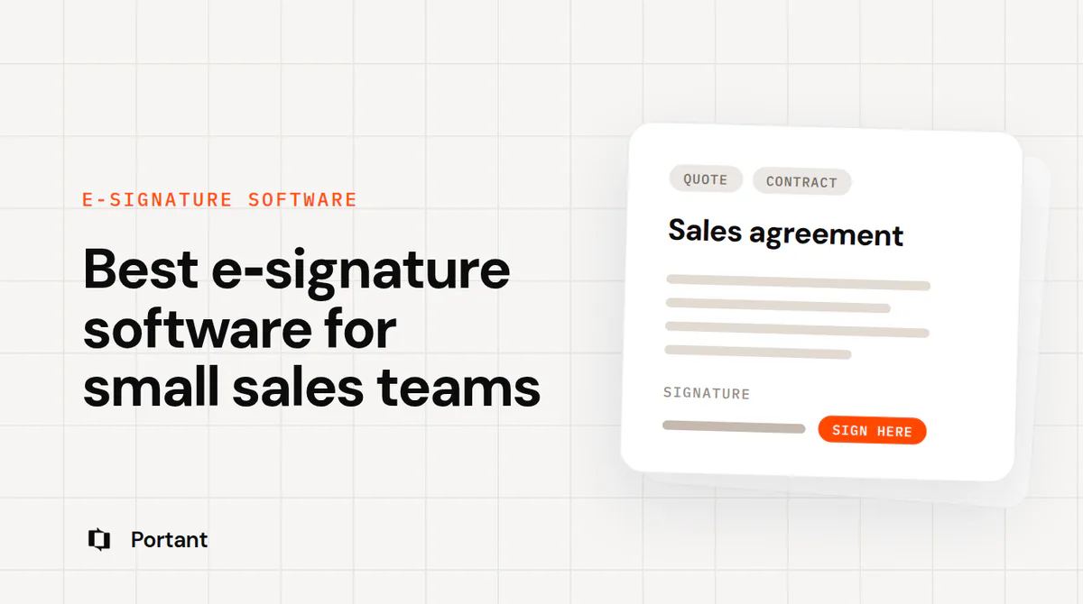 The best e-signature software for small sales teams in 2026