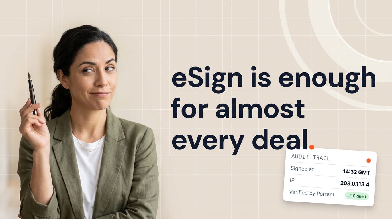 eSignature vs digital signature vs wet signature: how to choose for HubSpot deals