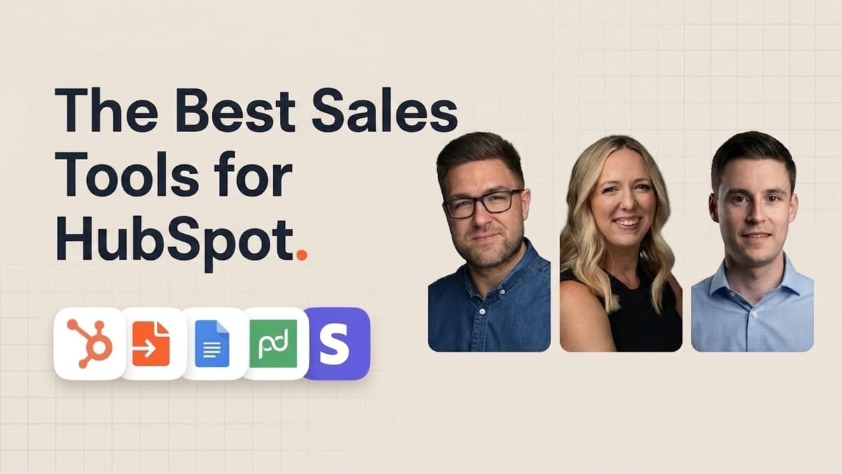 The HubSpot Sales Stack Blueprint: Tools That Actually Work