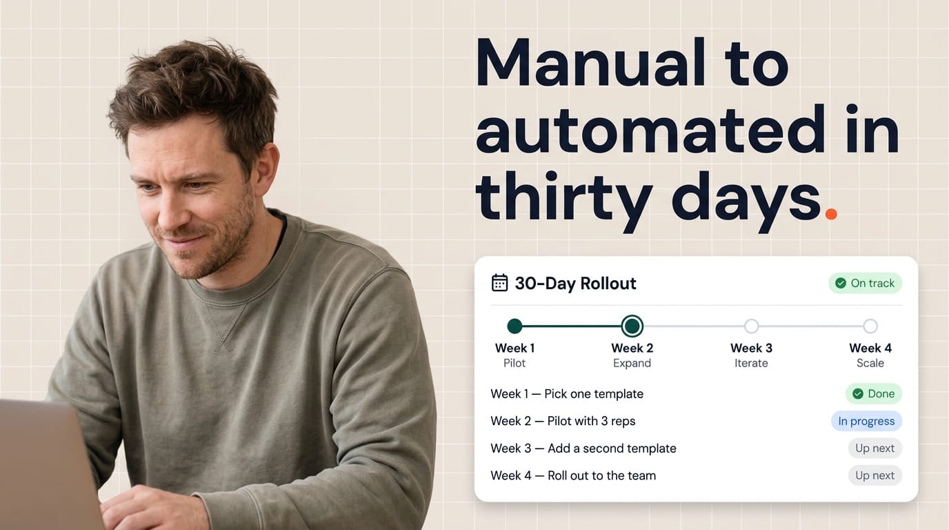 How to automate your HubSpot proposals in 30 days without slowing your team down