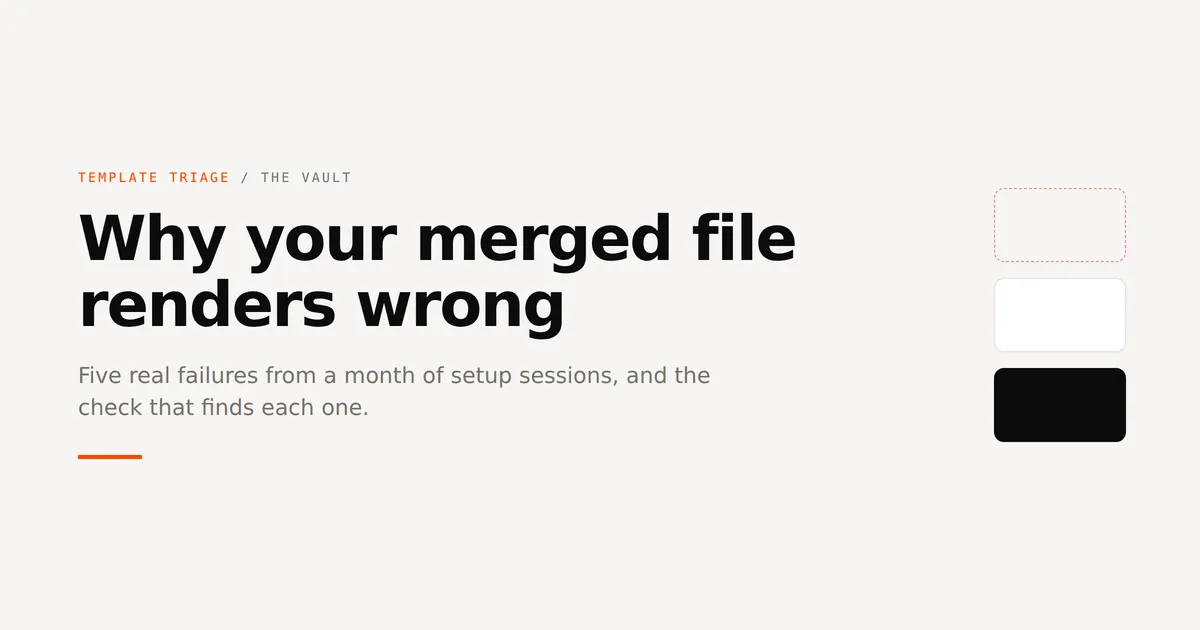 Document template troubleshooting: why your merged file renders wrong